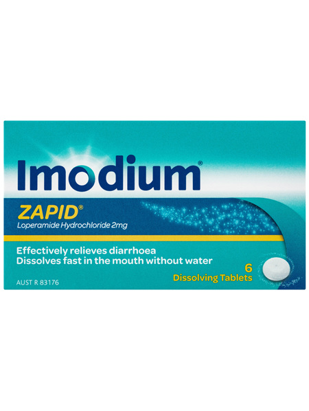 Imodium Zapid Diarrhoea Tablets 6 Pack