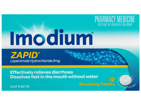 Imodium Zapid Tabs 2Mg 12