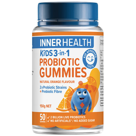 Inner Health Kids 3-in-1 Probiotic Gummies