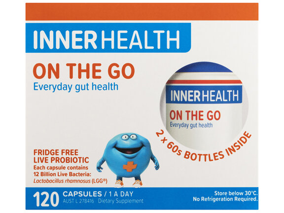 Inner Health On the Go Probiotic 120 Capsules