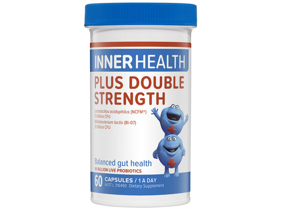 Inner Health Plus Double Strength Probiotic 60 Capsules