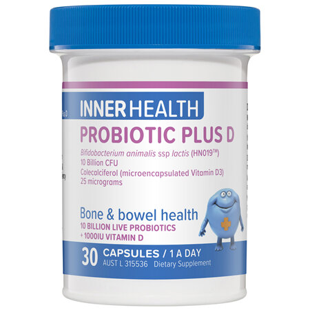 Inner Health Probiotic Plus D 30 Capsules