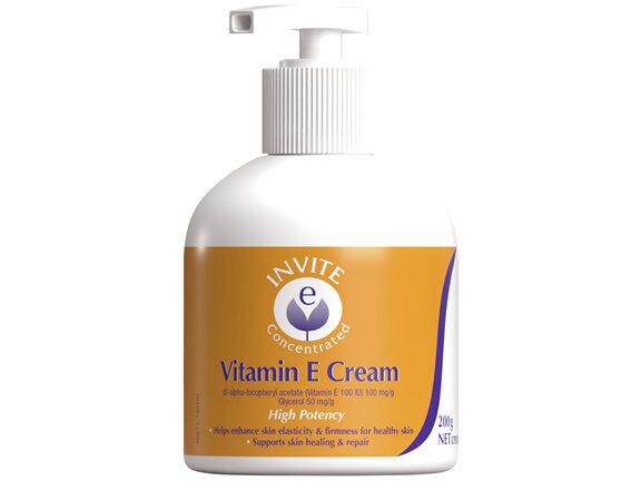 Invite E Concentrated Vitamin E Cream 200g Pump