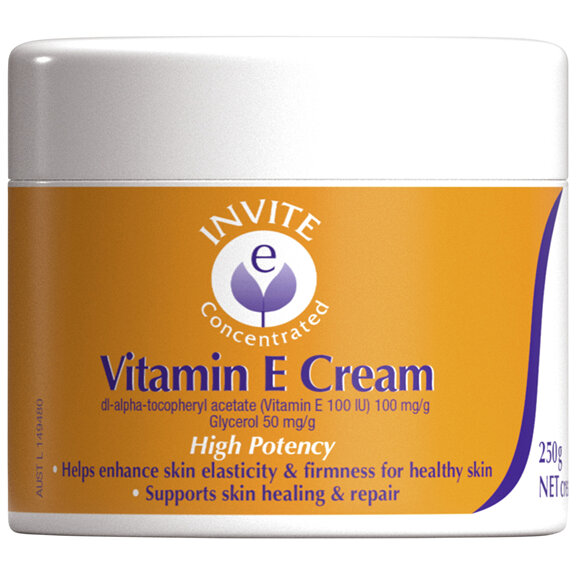 Invite E Concentrated Vitamin E Cream 250g Jar