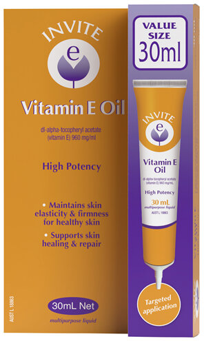 Invite E Vitamin E Oil 30mL