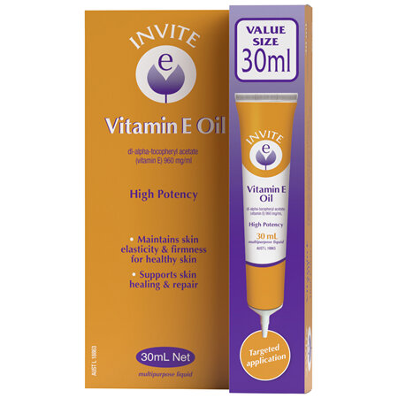 Invite E Vitamin E Oil 30mL
