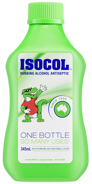 Isocol Rubbing Alcohol Antiseptic 345mL