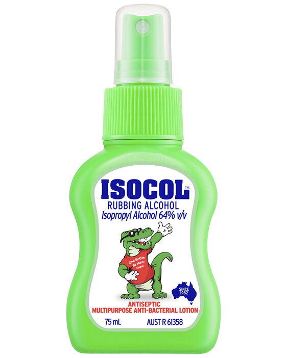 Isocol Rubbing Alcohol Antiseptic 75mL