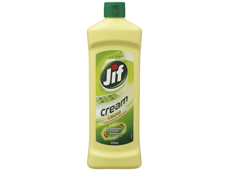 Jif Cleaning Cream Cleaner Lemon 375ml