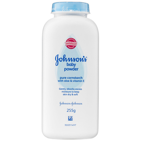 Johnson's Baby Powder Pure Cornstarch With Aloe & Vitamin E 255g