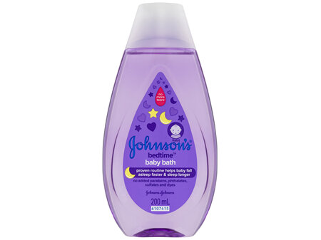 Johnson's Bedtime Gentle Calming Jasmine & Lily Scented Tear-Free Baby Bath 200mL