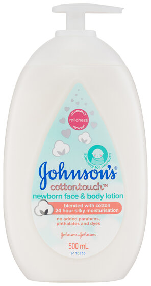 Johnson's Cotton Touch Newborn Face & Body Lotion 500mL