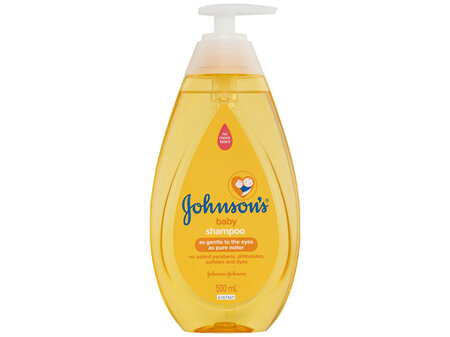 Johnson's Hypoallergenic Gentle Tear-Free Cleansing Baby Shampoo 500mL