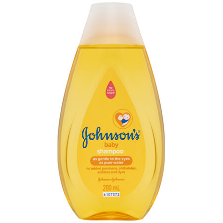 Johnson's Hypoallergenic Gentle Tear-Free Cleansing Baby Shampoo 200mL