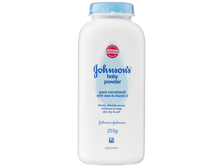 Johnson's Pure Cornstarch With Aloe & Vitamin E Classic Scented Baby Powder 255g