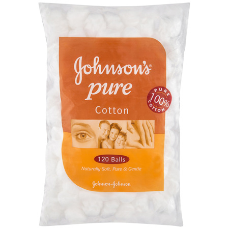 Johnson's Pure Cotton Balls 120