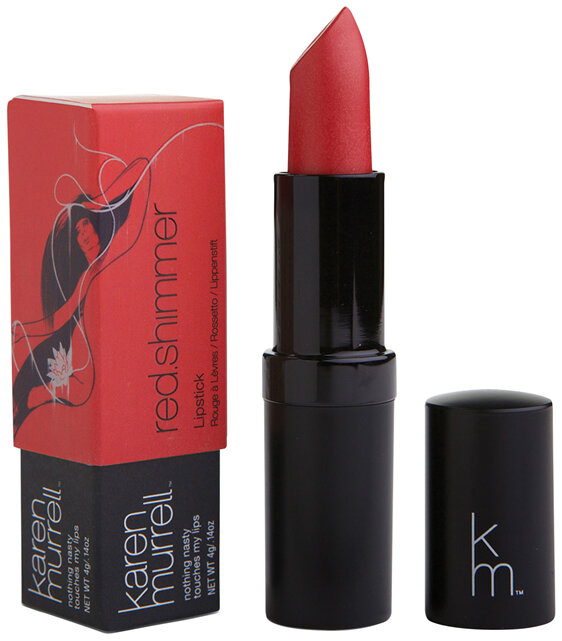 Karen Murrell Red Shimmer Natural Lipstick