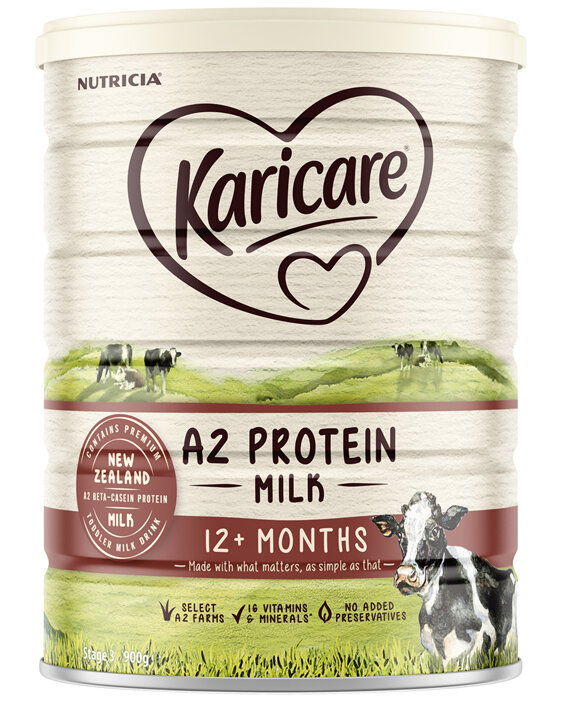Karicare A2 Protein Milk 3 Toddler Milk Drink From 12+ Months 900g