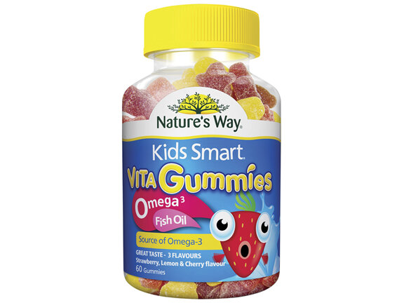 KIDS SMART VITA GUMMIES OMEGA-3 FISH OIL 60s