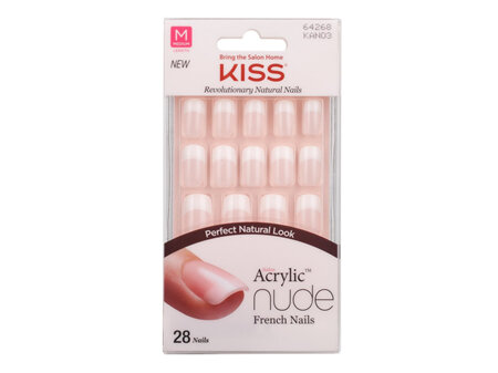 Kiss Nails - Acrylic Nude French Nails - Cashmere
