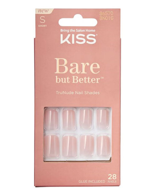 KISS Nails Bare But Better - Nude