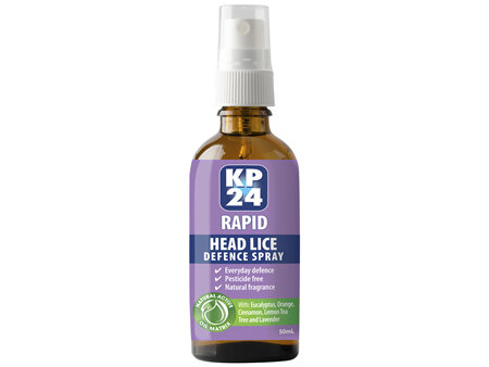 KP24 Rapid Head Lice Defence Spray 50mL