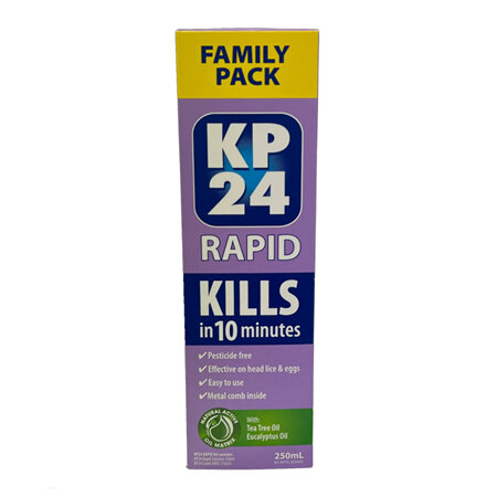 KP24 Rapid Lice Treatment 250ml