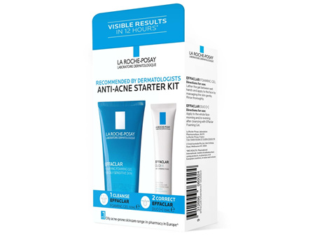 La Roche-Posay® Effaclar Anti-Acne Skincare Starter Kit - Cleanser & Moisturiser