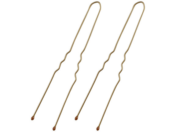 Lady Jayne Brown Fringe Pins, 50 Pk