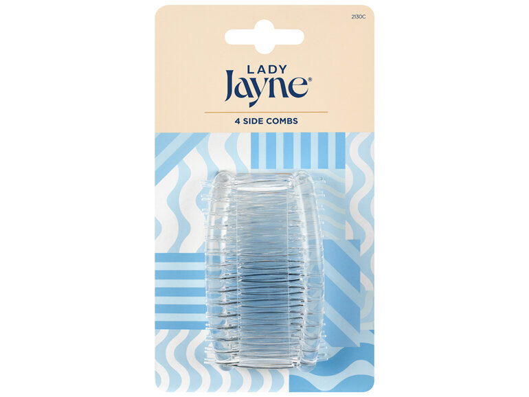 Lady Jayne Crystal Side Combs - 4 Pk