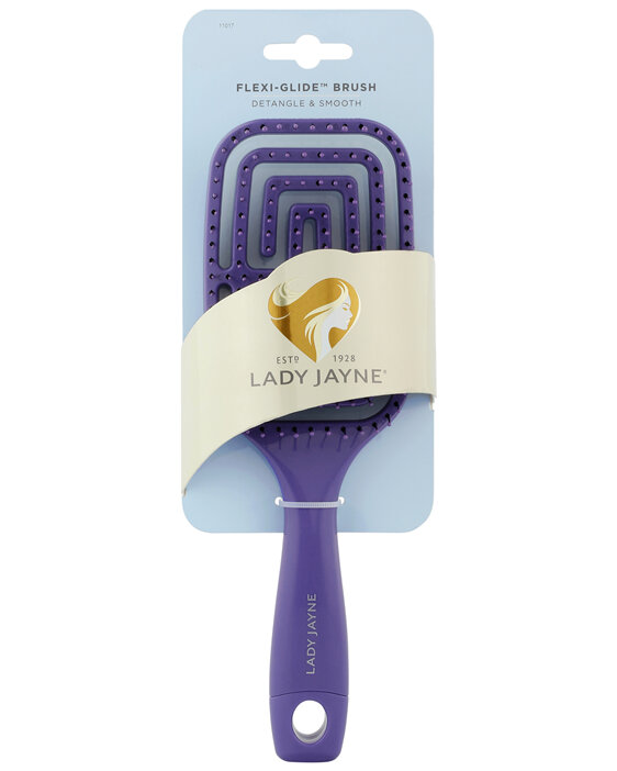 Lady Jayne Flexi Glide Brush Purple 11017