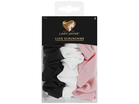 Lady Jayne Luxe Scrunchies Large 3 Pack