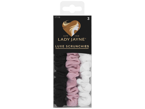 Lady Jayne Luxe Scrunchies Small 3 Pack