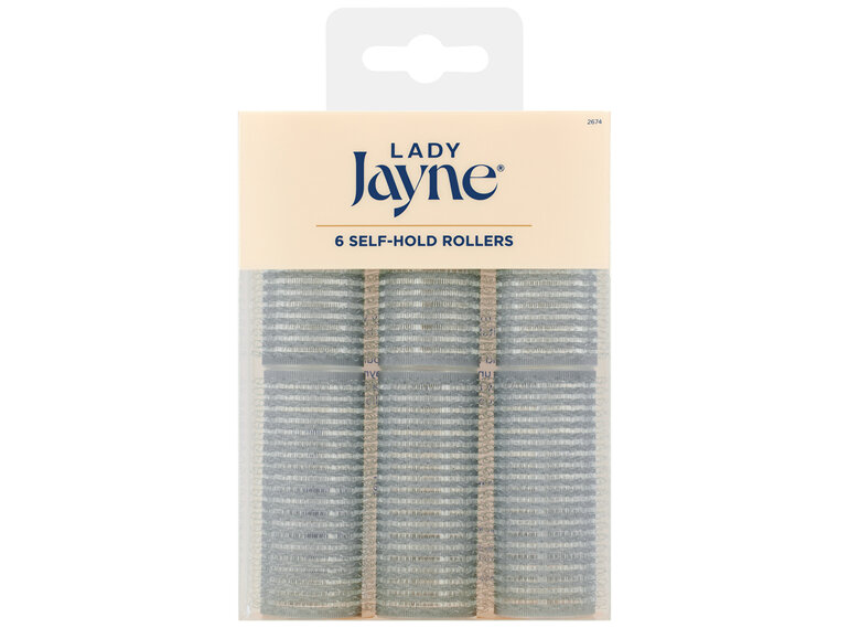 Lady Jayne Medium Self-holding Rollers - 6 Pk