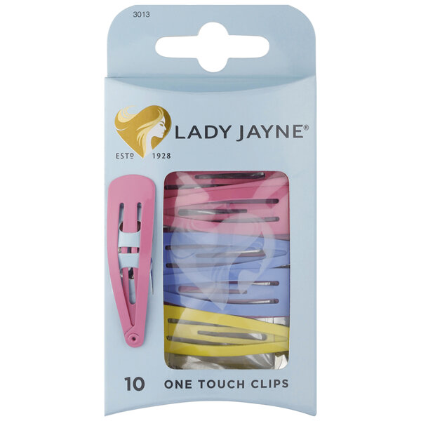 Lady Jayne One Touch Clips 10 pack Assorted Options