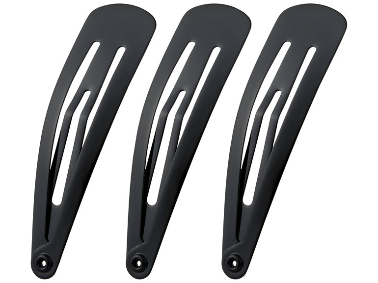 Lady Jayne One Touch Hair Clips Black Pack 10