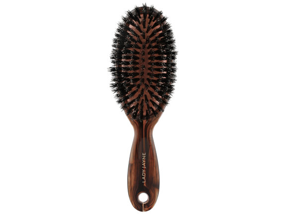 Lady Jayne Purse-Sized 100% Boar Bristle Pad Brush