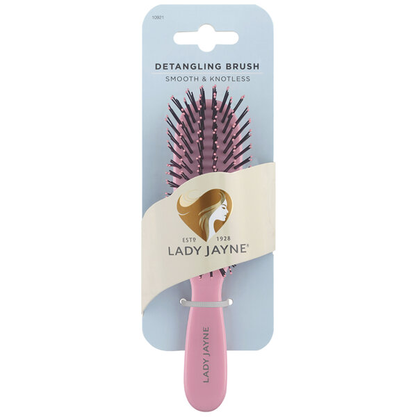 Lady Jayne Smooth & Knotless Detangling Brush Purse Size Assorted Colours