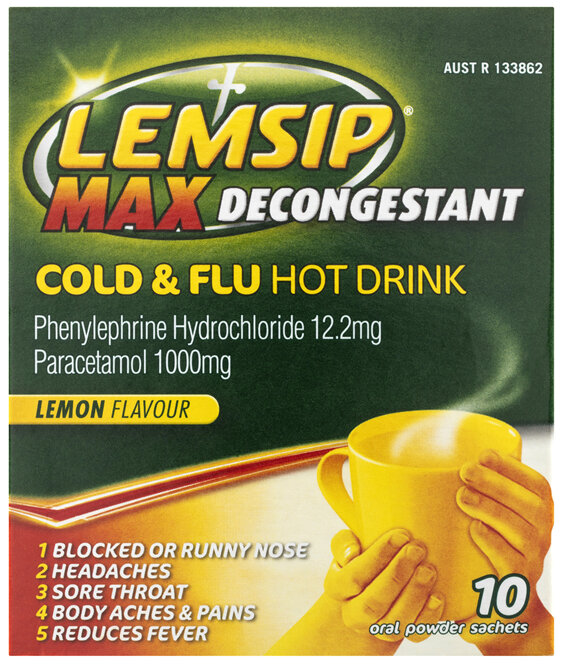 Lemsip Max C&F Decon. Lemon 10pk