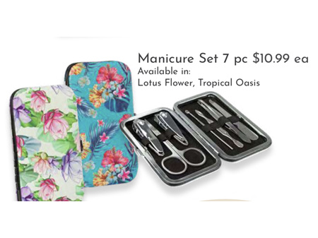 LG Tropic Manicure Set 7pc 120095