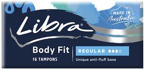 Libra Body Fit Regular Tampons 16 pack