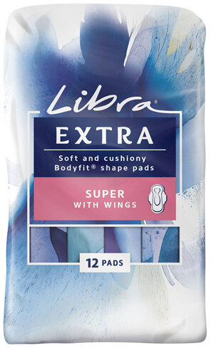 Libra Extra Pads Super with Wings 12 pack