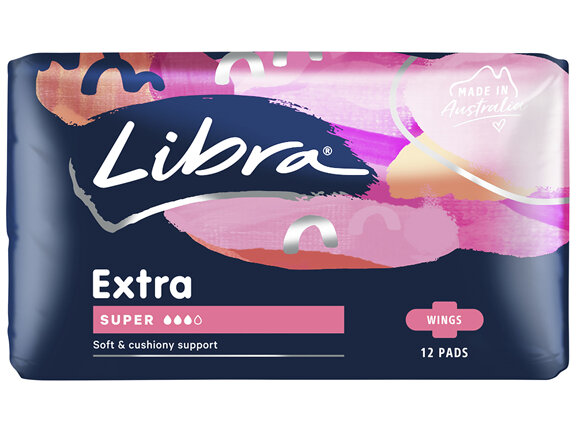 Libra Extra Pads Super with Wings 12 pack