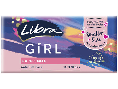 Libra Girl Super Tampons 16pk