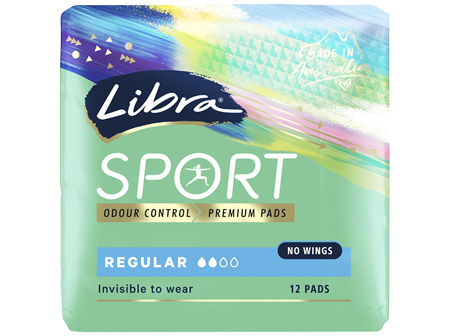 Libra Invisible Sport Regular 12 Pack