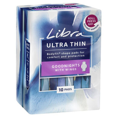 LIBRA Pad Goodnight Ultra Thin 10