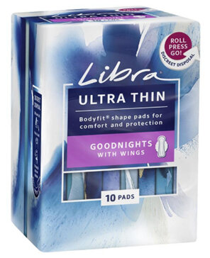 LIBRA Pad Goodnight Ultra Thin 10