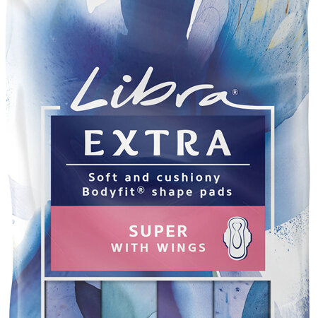 Libra Pads, Extra Super with Wings, 12 Pack