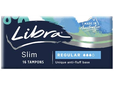 Libra Slim Regular Tampons 16 pack