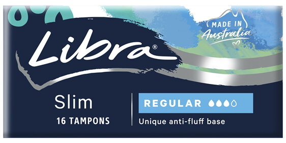 Libra Slim Regular Tampons 16 pack